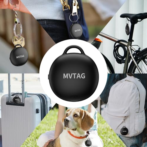 Air Tracker Schlüsselfinder, Koffer Tracker für Apple Find My (Nur iOS), IP68 Wasserdicht Bluetooth Smart Tag Kofferanhänger für Schlüssel, Gepäck, Koffer, Brieftasche, Austauschbarer Akku,4er Pack