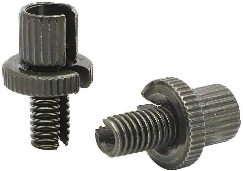 AUTOVIC Clucth Brake Cable Adjuster For Honda Yamaha Kawasaki Suzuki ATV Motorcycle 8mm Universal Cable Adjuster Nut Bolts(Black)