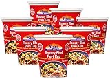 Rani Roasty Bhel Puri Cup (Spicy & Crunchy Indian Snack w/ mouth watering Indian Chutneys) 3.5oz (100g), Pack of 6+1 FREE ~ Ready to Eat | Vegan | NON-GMO | Indian Origin