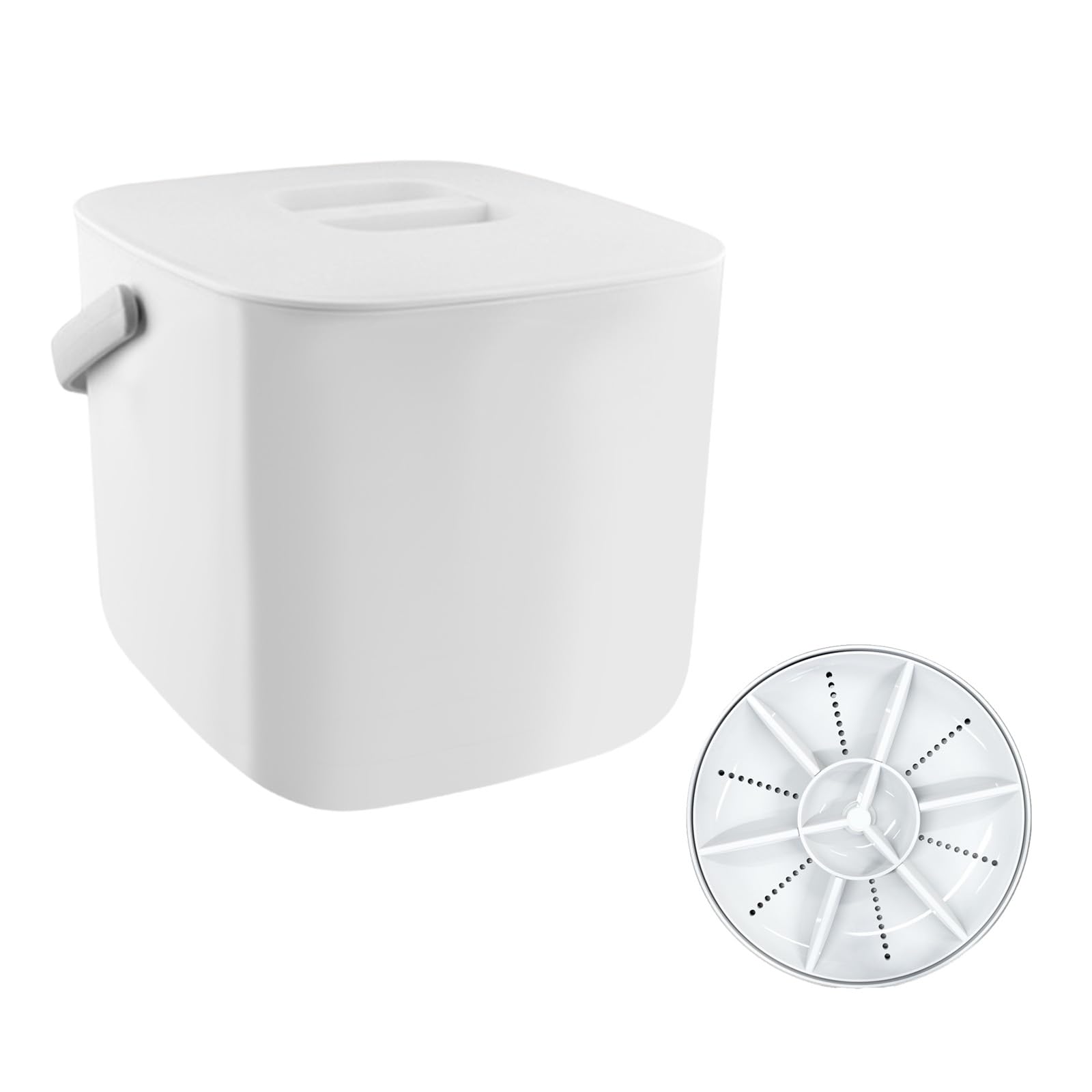 Jazuaiao Rechargeable Dishwasher Portable Electric Cleaning Device ABS Texture Washing Machine for Travel Kitchen Small Kitchen Appliance