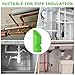 6 PCS Foam Pipe Insulation Cutter Tool, Cutting Guide Clip 6 Sizes for Homes, Industries and Commercial Places, Versatile Foam Tubes Rubber Pipe Insulation 15MM-22MM-28MM-40MM-46MM-53MM (Green)