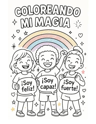 Coloreando Mi Magia: Afirmaciones positivas para colorear y fortalecer la magia interior