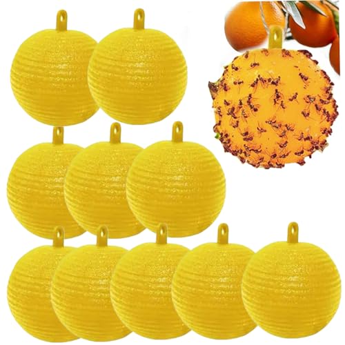 Trampa de mosca flytrap bola de 3.27 pulgadas adhesiva 10pcs 8
