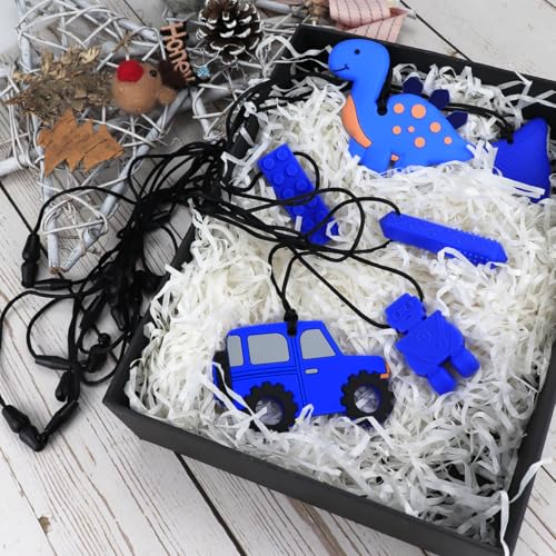 Sensory Chew Necklace for Focus & Calm Support, Food Grade Silicone Oral Motor Aid - Image 4