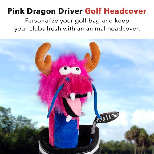 Daphne's Pink Dragon Driver Headcover for Golf Clubs