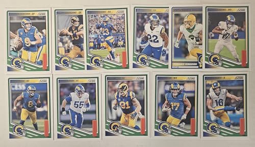 2025 Score Football Panini Los Angeles Team Set Rams 11 Cards W/Drafted Rookies