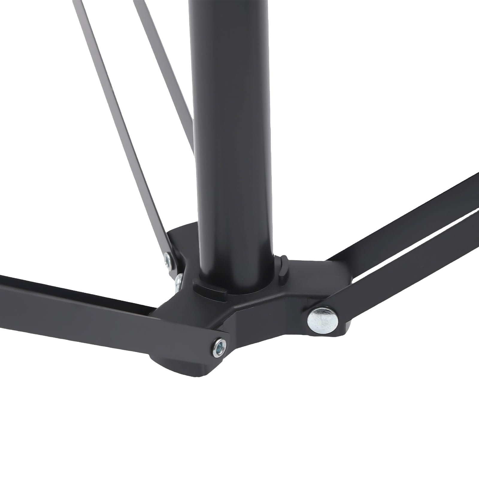 2x3m Support de Fond Photo, Support de Fond Réglable avec Base Triangulaire, 3 Pinces et 1 Sac, Réglable de 3m de Large, pour Studio, Diffusion en Direct et Mariage