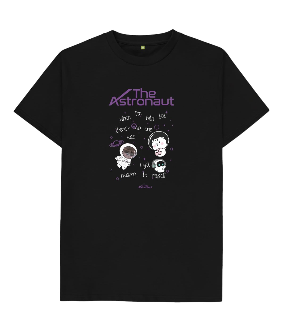 The Astronaut - JIN BTS Crew Neck Regular T-Shirt for Men & Women Black-picture-56