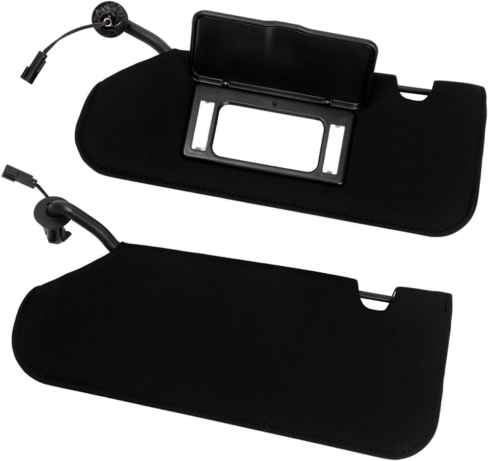 Pair Sun Visor Replacement with LED Light Compatible with