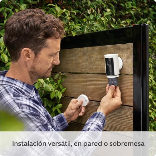 Cámara exterior con batería Ring Outdoor Camera Plus de gran angular 2K 4