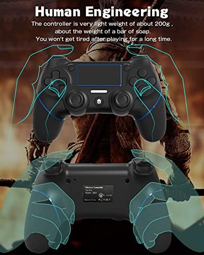 Amazon Com Topace Replacement For Ps4 Controller Wireless Controller For Ps4 Pro 3 Slim Pc Touch Panel Gamepad With Dual Vibration And Audio Function Led Indicator Usb Cable Video Games Amazon Com Topace Replacement For Ps4 Controller Wireless Controller For Ps4 Pro 3 Slim Pc Touch Panel Gamepad With Dual Vibration And Audio Function Led Indicator Usb Cable Video Games