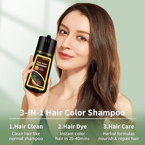 Champú Tinte para Cabello Cherry Brown 500 ml miniatura 3