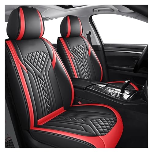 JIIYP Delantero Funda Asiento Fundas De Asiento para Jaguar para XF para I-PCAE para XE para F-Pace Accesorios Interiores(Front Seats-Red)