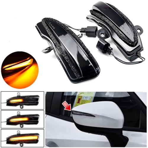 Intermitente de Espejo para Mazda CX-3 2015-2018 Lámpara D10E69182A 2