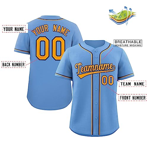 Custom Baseball Jersey Personalized Fan Gifts Stitched/Printed Team Name Number Short Sleeve Shirt for Men Women Youth miniatura 2