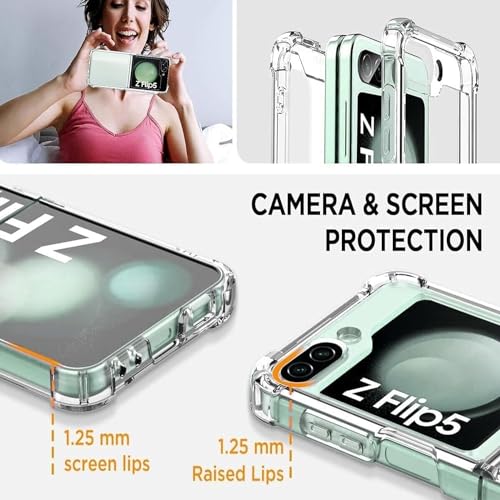 Capa Capinha Case Compatível Samsung Galaxy Z Flip 5 Anti Shock Anti Impacto Premium