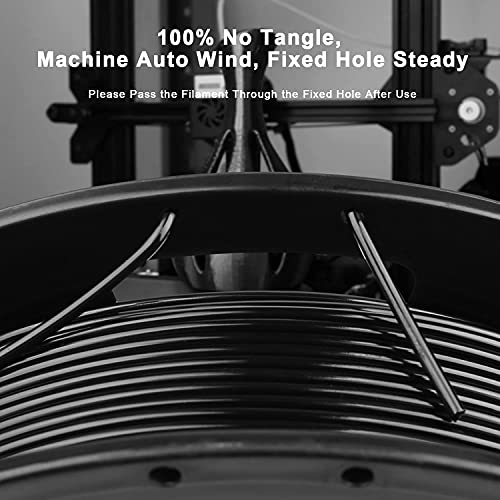 Image of AMOLEN PETG Filament 1.75mm,PETG 3D Printer Filament Bundle,Black,White,Red,Blue Filament,3D Printing Filament Bundle,250g X 4 Spools 4 Colors Multi Color Bundle