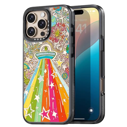 Coque durable antichoc compatible iPhone 16 Pro Max motif extraterrestre