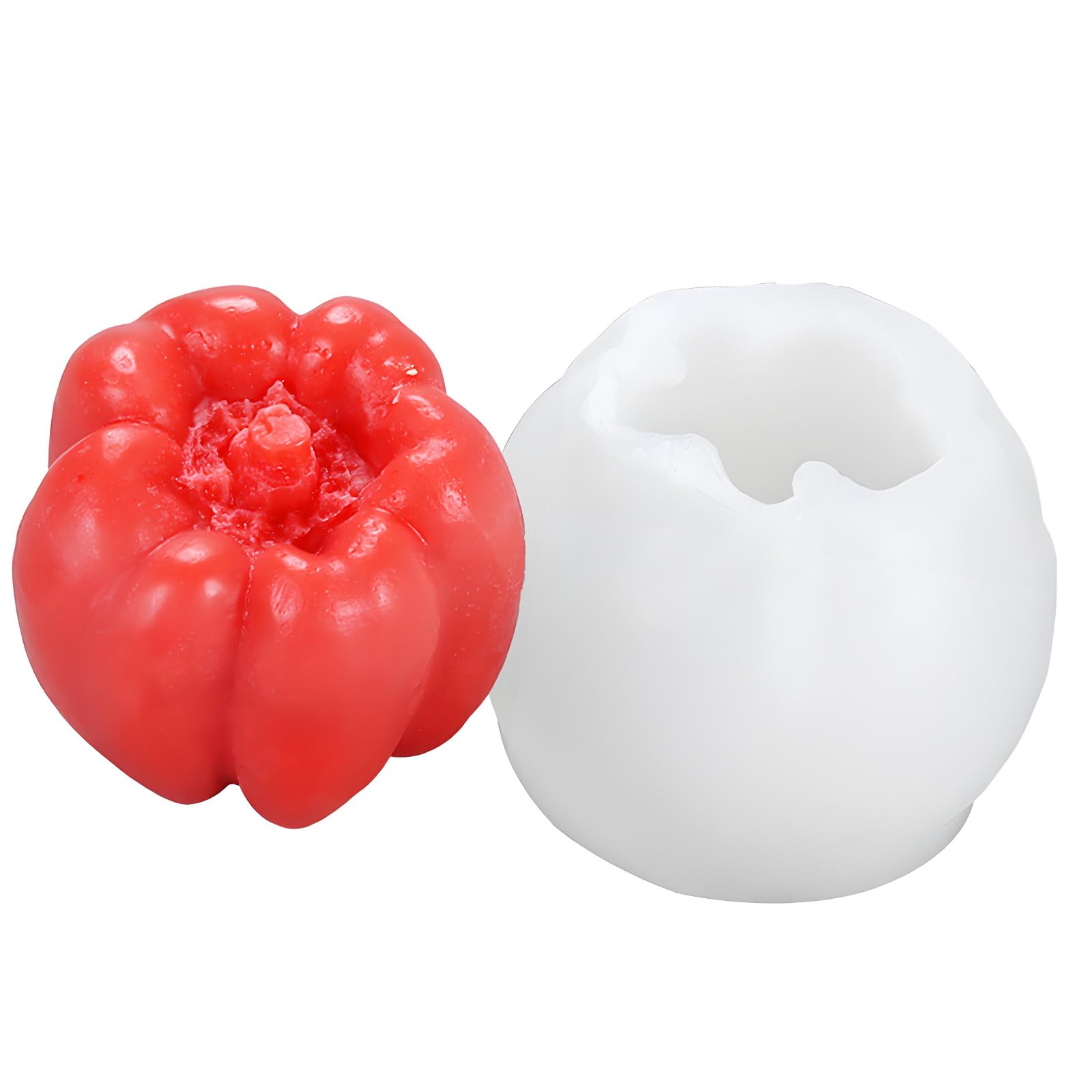 Oxxggkao Fruit Silicone Molds Multipurpose Silicone Cake Baking Molds for Epoxy Resin Making Soap Elastomer Bitter Gourd Cast