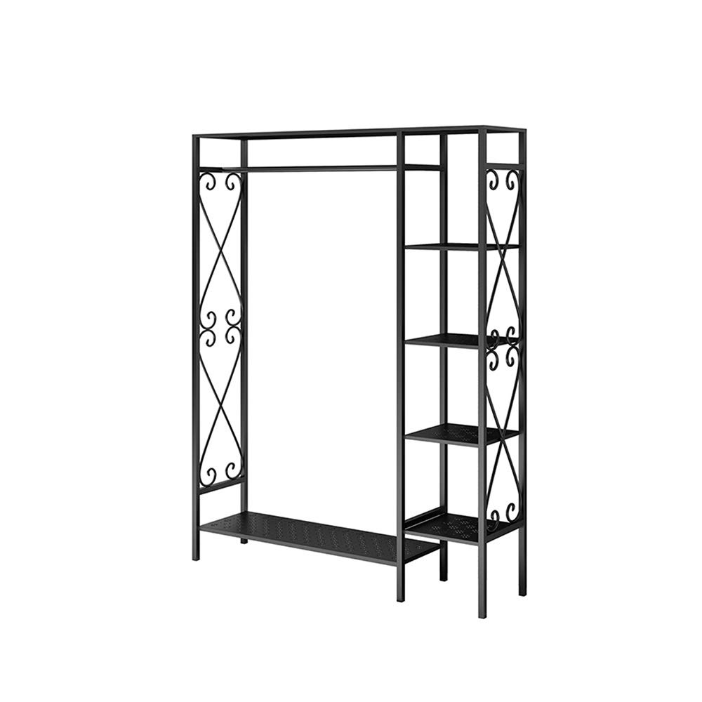 Garderobenständer im nordischen Stil, Haushaltswaren, strapazierfähige Kleidung, Kleiderständer, Kleiderstange, Metall, Kleiderstange, 2 Größen (Size : 90×30×155cm)