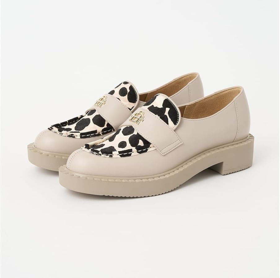 Amazon | [ダイアナ] ローヒール・フラットシューズ 日本製 ベージュ