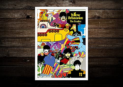 L’affiche du sous-marin jaune des Beatles | Imprimé sous-marin jaune | Impression encadrée ou non encadrée | A3 (42.0×29… - Les Beatles, Paul McCartney, John Lennon, RIngo Starr, George Harrison L'affiche du sous-marin jaune des Beatles | Imprimé sous-marin jaune | Impression encadrée ou non encadrée | A3 (42.0x29… – Image 8