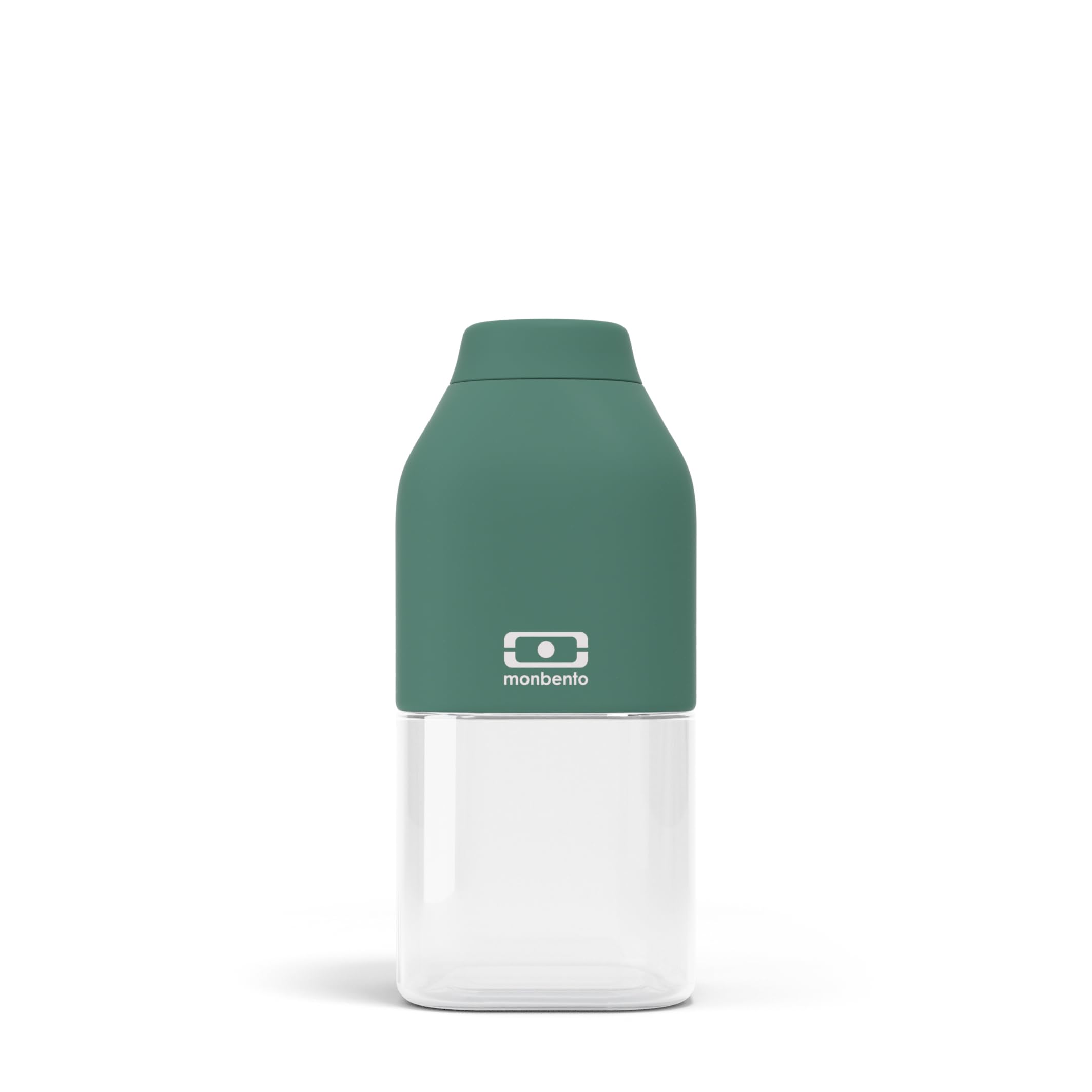 monbento - Children's Water Bottle MB Positive S Forest Green - Children's Bottle for School, Sport, Picnic - Mini Plastic Bottle 330 ml Airtight - BPA Free - Green