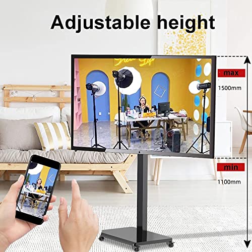 Soporte móvil para TV 26-55 pulg altura ajustable miniatura 4