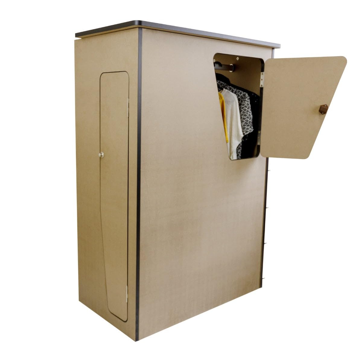 Transporter T4 T5 Camper Van Küche Linkslenker Wohnwagen Wohnwagenküche Wohnmobil Reisemobil Caravan 18mm MDF Eingebautes Weinregal Optionale Aufhängeschiene Peronalisierbar