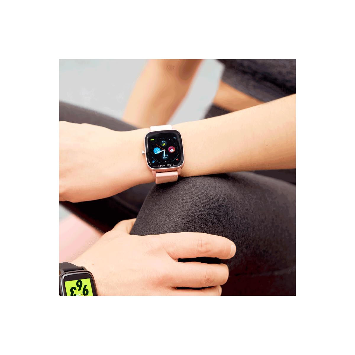 Radiant - Colección Queensboro - Reloj Inteligente, Smartwatch con Pulsometro, Tensiometro, Monitor de Sueño y función de Pulsera Actividad Digital. para Hombre y Mujer. Compatible con Android iOS