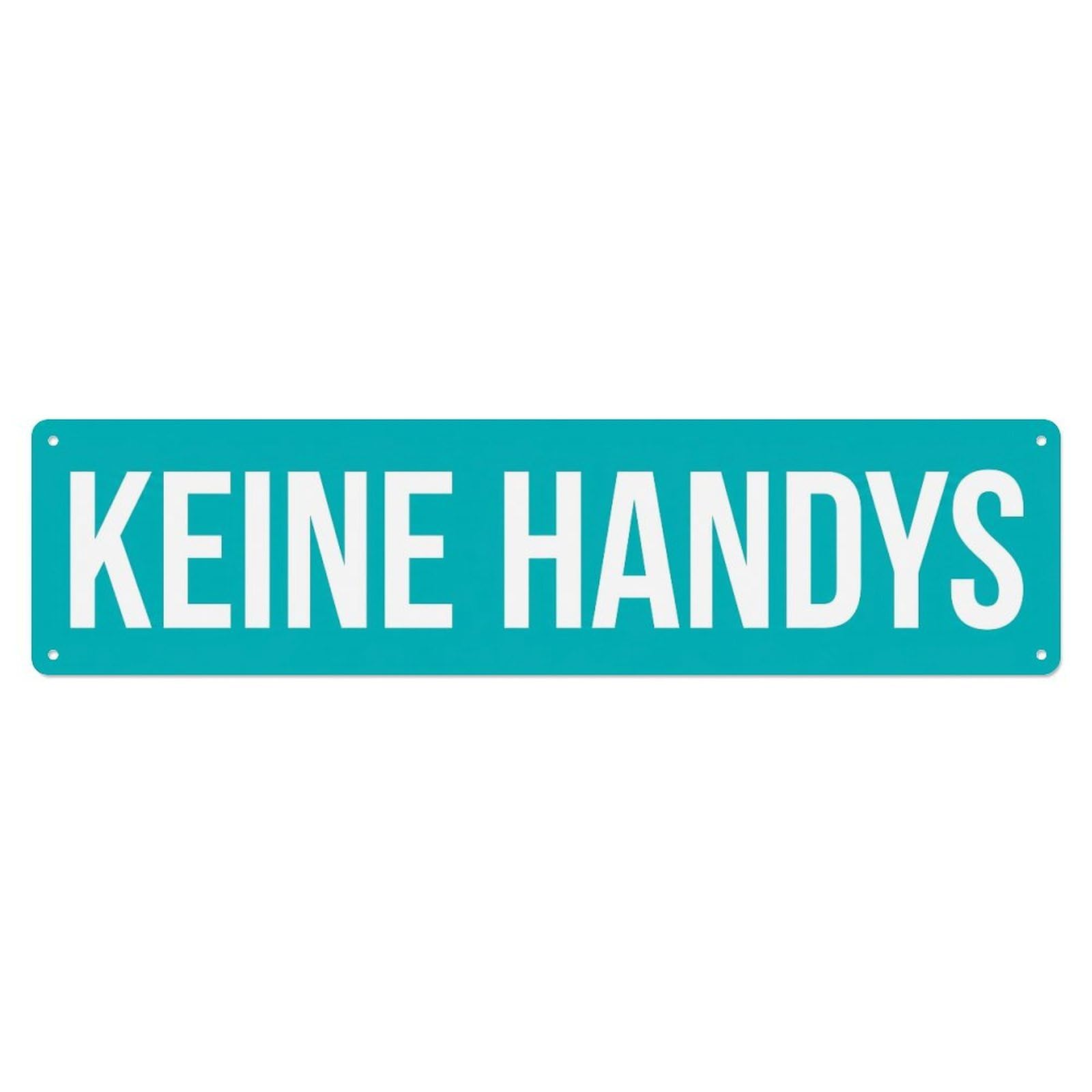 Metal Tin Sign Keine Handys Silent Mode