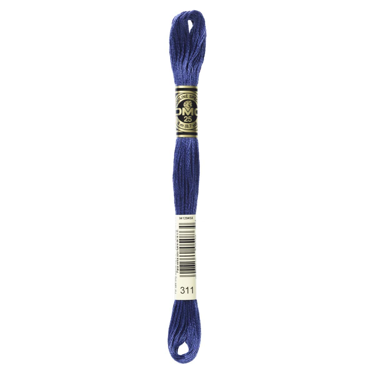 DMC Embroidery Floss Mouline Stranded Cotton Thread for Hand Embroidery and Sewing - Colour No: 311-12 x 8m Skeins — image 1