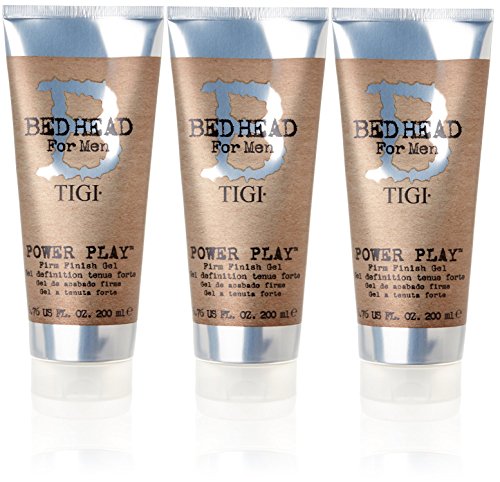 Tigi Bed Head for Men Power Play Firm Finishing Gel Triple Pack (3 x 200 ml)