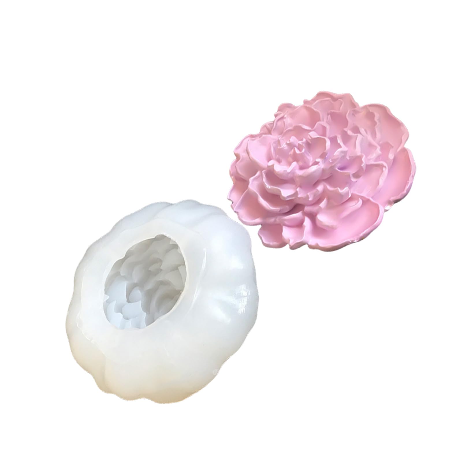 Tsophreniq 3D Flower Silicone Soap Molds Silicone Molds for Soap Chocolate Fondant Mold