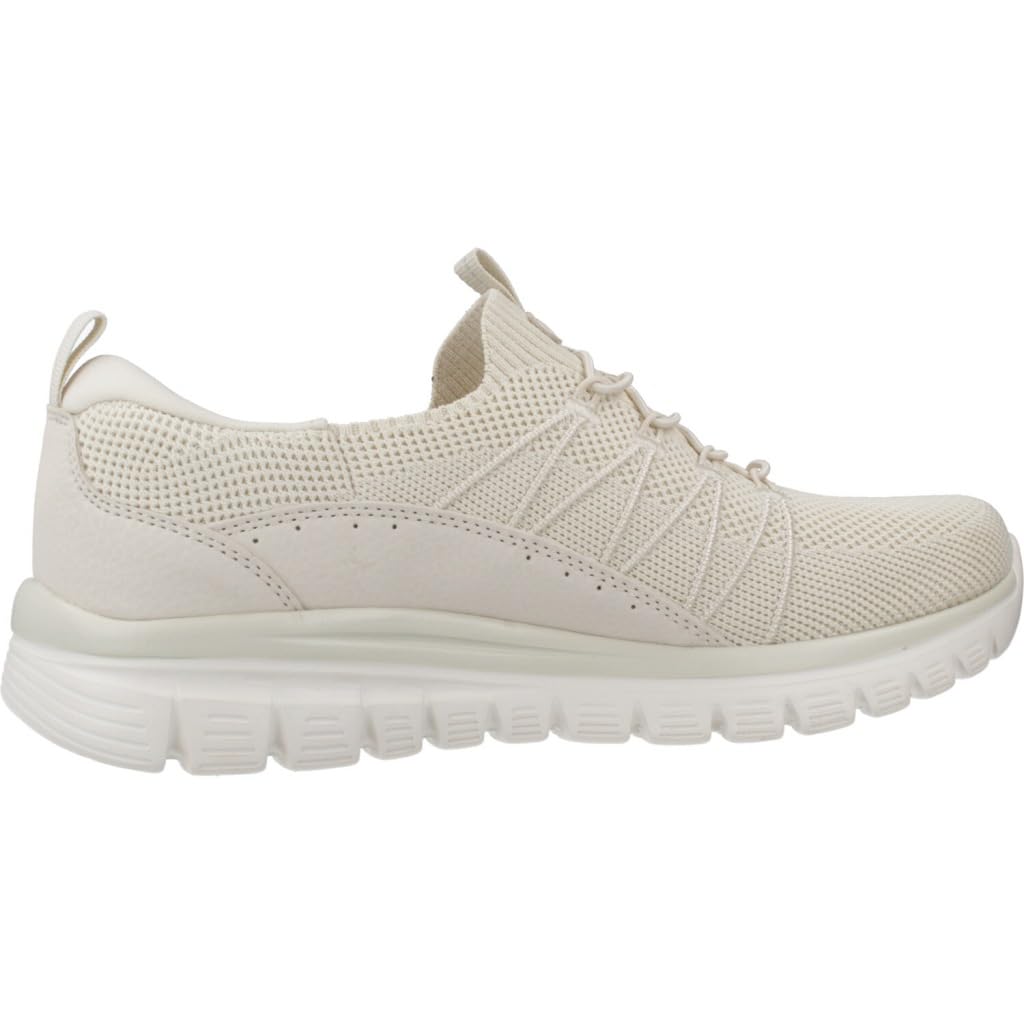 Skechers Graceful - Picture Mujer, Carbón, 39.5 EU