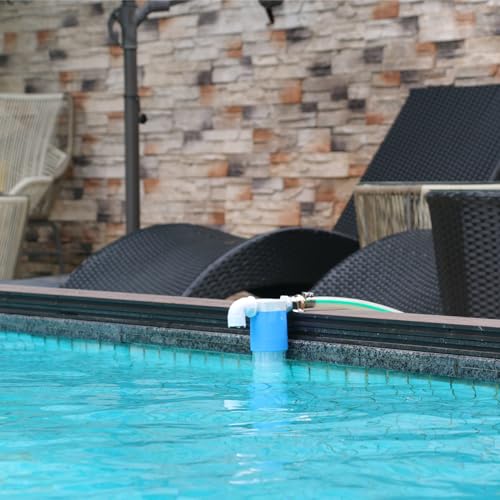 Yoniccal Pool Filler Automatic Pool Fill Water Leveler auto Filler Water Level Control (3/4\'\' Blue)