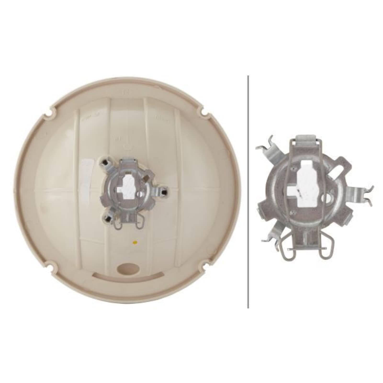HELLA Halogen Reflektor dalekosiężny - Rallye 3003 Compact - 24V / 12V - okrągły - Liczba referencyjna: 37.5 - Szyba rozpraszająca gładka - przezroczysty - z lewej/z prawej - 1F3 010 119-111