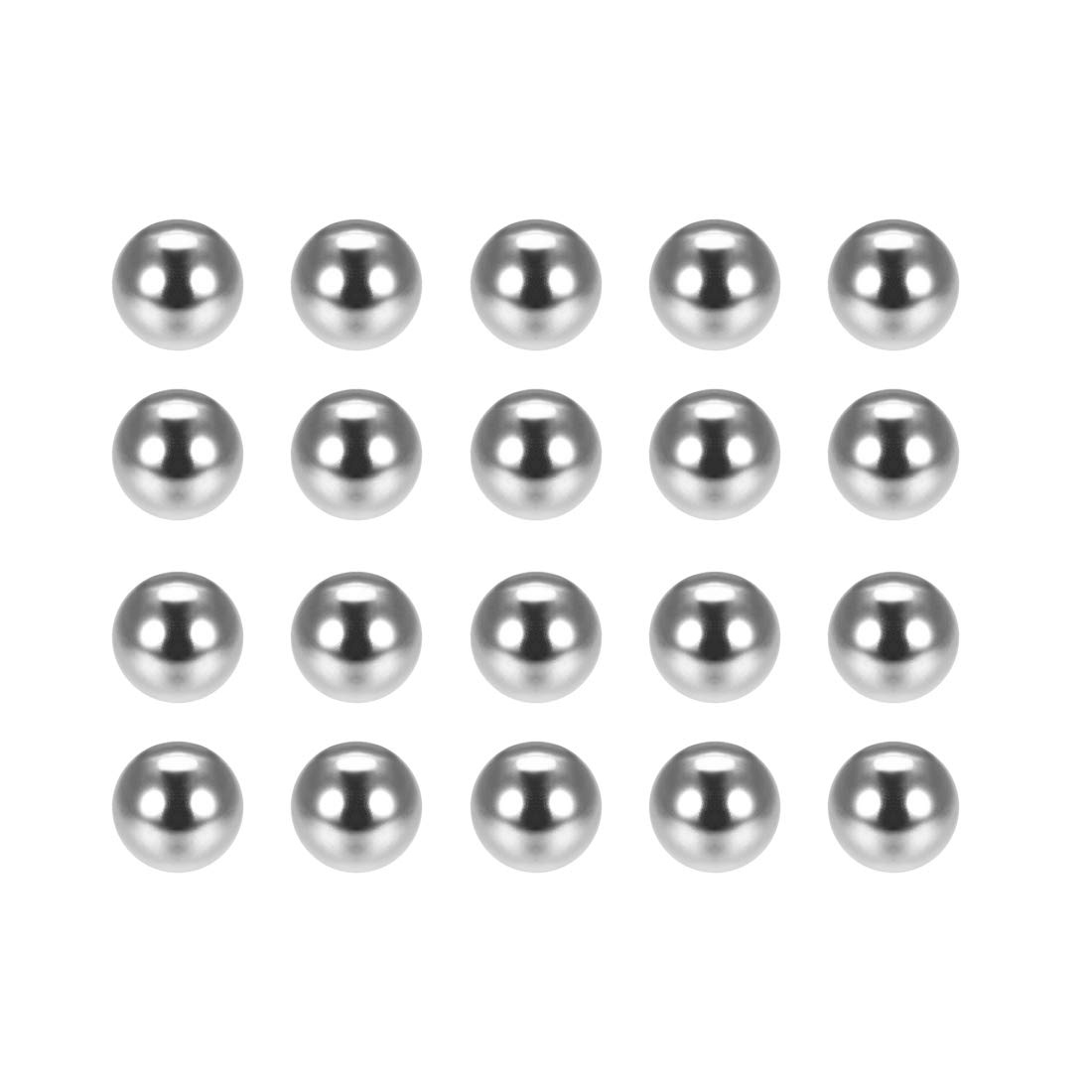 Lot de 100 billes de roulement en acier chromé de précision G25