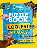 Puzzle Book Coolest Animals: Brain-tickling quizzes, sudokus, crosswords and wordsearches (National Geographic Kids) - National Geographic Kids 