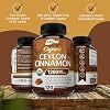 NutriFlair Organic Ceylon Cinnamon Supplement 1200mg, 120 Capsules - USDA Certified - Non-GMO, Gluten Free Powder, Antioxidant Pills