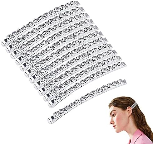 Haarspange Mit Strasssteinen – Schlichtes Design, 8 Cm, Für Frauen & Mädchen