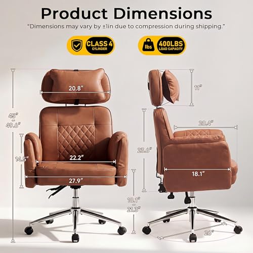 Luxury leather executive chair