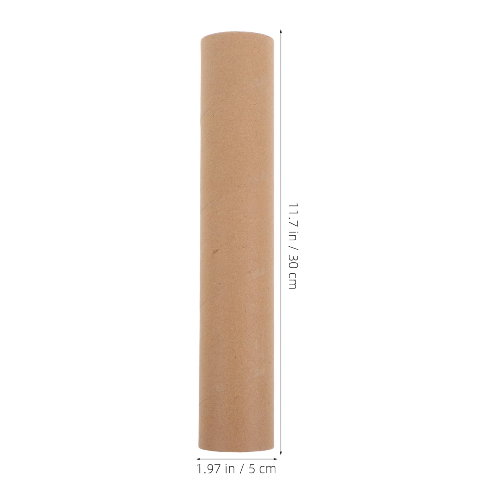 Cabilock 10pièces Tubes Expédition Carton Kraft Blancs Avec Bouchons Pour Envoi Stockage De Documents Et Affiches Matériaux Emballage Pour Petites Entreprises