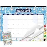 bloom daily planners 2024 Desk Calendar - 21' x 16' Large Monthly Organizer Pad with Stickers (January 2024 - December 2024) Desktop Blotter - Holiday Icons