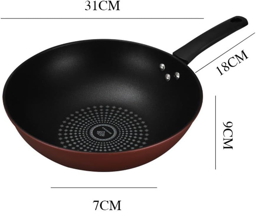 Non-stick Diamond Wok Electromagnetic Gas Furnace General Iron Material Non-stick