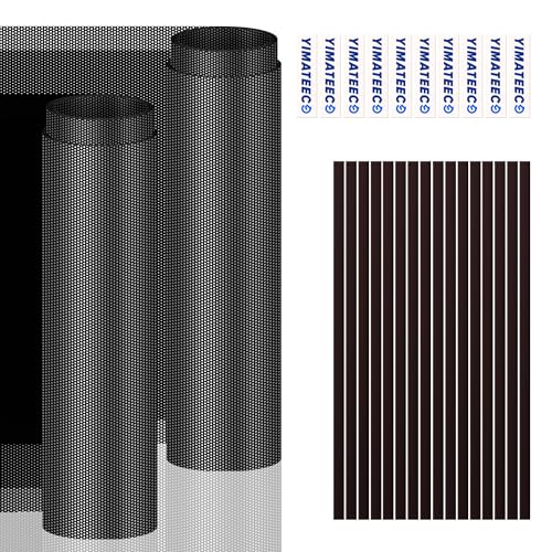 Filtres anti-poussière PC magnétiques 400x300mm grille PVC noire boîtier ordinateur