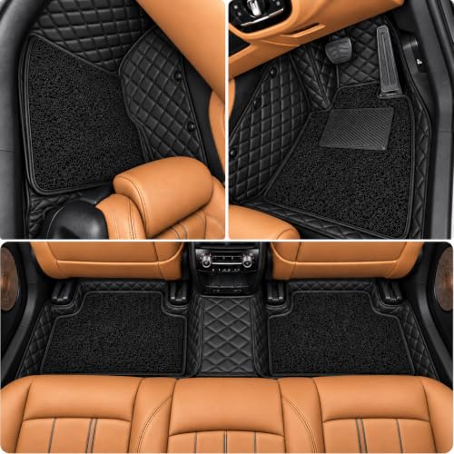 Image of 7D Car Floor Mat for Volvo Xc 40 2018 Onwards | Full Black