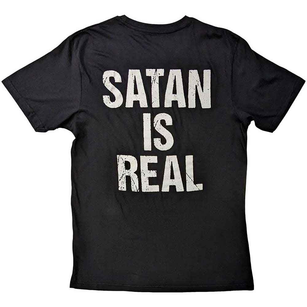Rock Off officially licensed products Kreator T Shirt Satan is Real Band Logo Official Mens Black L