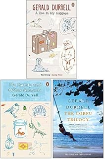 Gerald Durrell Collection 3 Books Set (A Zoo in My Luggage, My Family and Other Animals, The Corfu Trilogy)