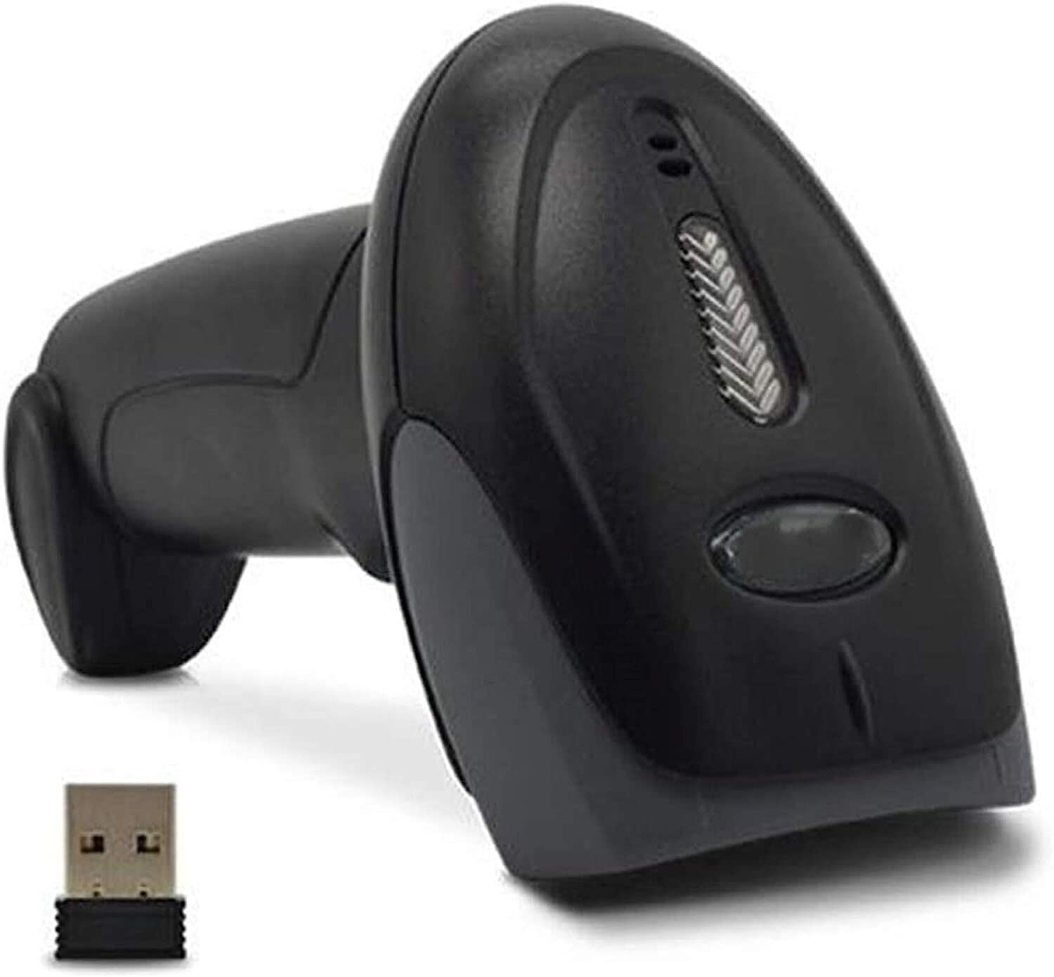 Escáner de código de barras de mano Escáneres de código de barras Conexión USB Escáner de mano inalámbrico Lector de código de barras 1D for restaurante Tienda Supermercado for tienda de conveniencia